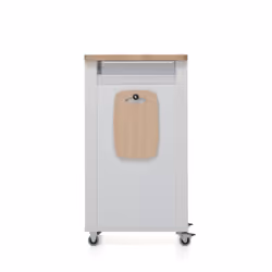 Foppapedretti Bistrot Metallo Truciolato, Legno Legno naturale, Bianco - Vista aggiuntiva 4