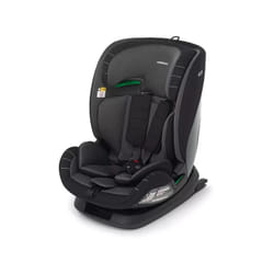 Foppapedretti - Seggiolino Auto Pitstop i-Size con Isofix e Sistema di Areazione Air Flow, dai 15 mesi ai 12 anni - Black