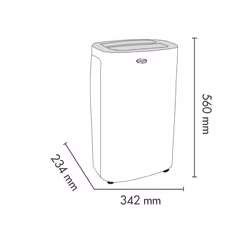 Argoclima Dry nature 21 3,8 L 310 W Bianco - Vista aggiuntiva 5