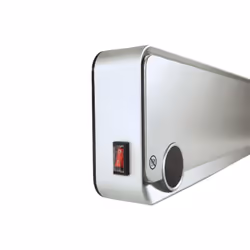 Argoclima KOMPASS stufetta elettrica Interno Argento 2000 W Riscaldatore ambiente elettrico con ventilatore - Vista aggiuntiva 5