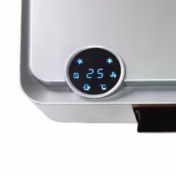 Argoclima KOMPASS stufetta elettrica Interno Argento 2000 W Riscaldatore ambiente elettrico con ventilatore - Vista aggiuntiva 6