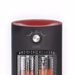 Argoclima 191070203 stufetta elettrica Interno Nero, Rosso 800 W Riscaldatore di ambienti elettrico al quarzo - Vista aggiuntiva 4