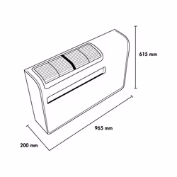 Argoclima Apollo 12HP condizionatore portatile 29 dB Bianco - Vista aggiuntiva 7