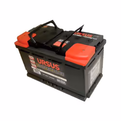 Batteria auto Ursus 80 Ah Dx, certificata TUV, pronta all'uso e senza manutenzione. Massima efficienza con spunto di 700A. Di ...