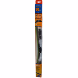 - Spazzola tergicristallo - Marca Lubex - Modello Flat Form - Universale - 60 cm 24'' - Gomma naturale - 11 adattatori Spazzo ...