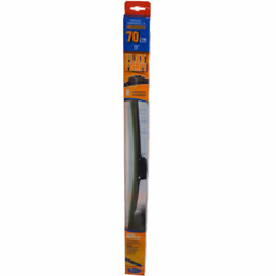 - Spazzola tergicristallo - Marca Lubex - Modello Flat Form - Universale - 70 cm 28'' - Gomma naturale - 11 adattatori Spazzo ...