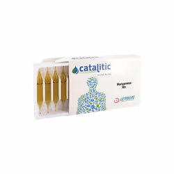 Cemon Catalitic Manganese Oligoelementi 20 Fiale coadiuvante nel trattamento dei disturbi della pelle, febbre da fieno, asma, ...