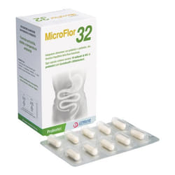 Cemon Microflor 32 Integratore Flora intestinale 60 Capsule Vegetali