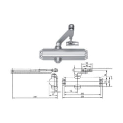 Assa Abloy - Dc120 Ar Chiudiporta S-f For 2-4