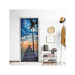 Crearreda - Rivestimento per porta - Tramonto sul Mare Passerella l 83 x h 210 cm