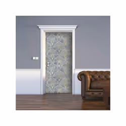 Rivestimento per Porte Rivestimento per porta - Damasco Dorato Cosa acquisto: Decorazione per porte Dimensioni: 83x210 cm / 9 ...