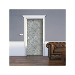 Rivestimento per porta - Damasco Dorato L 83 x H 210 cm