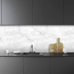 CREARREDA Pannello paraschizzi Cucina Adesivo da Parete Fantasia Marmo 180x60cm 100% Made in Italy con Inchiostro atossico, ignifugo e Resistente