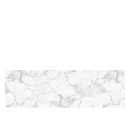 paraschizzi adesivo da cucina fantasia "marmo bianco", 190x60 cm