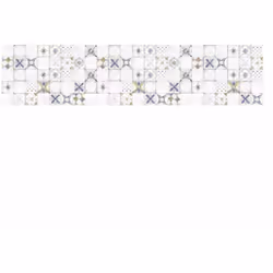 Paraschizzi adesivo da cucina fantasia "Provence Tiles", 260x60 cm.Il paraschizzi adesivo da cucina è la soluzione ideale per ...
