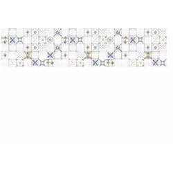 Crearreda - paraschizzi adesivo da cucina fantasia 'provence tiles', 260x60 cm