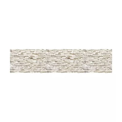 Crearreda - paraschizzi adesivo da cucina fantasia 'beige stone', 260x60 cm