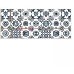 Crearreda - passatoia in vinile 'runner' fantasia 'summer tiles', 120x50 cm