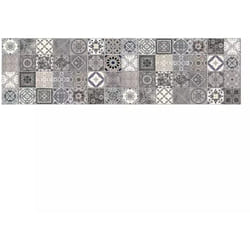 Crearreda - passatoia in vinile 'runner' fantasia 'azulejos vintage', 180x50 cm