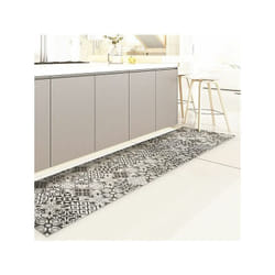 Passatoia in vinile - Piastrelle Grigie L 240 x H 50 cm