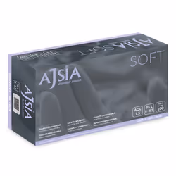Ajsia SOFT Guanti usa e getta Blu Schiuma di nitrile
