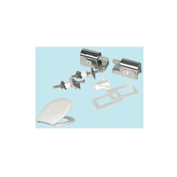Ideal Standard - Multi Suites, Set di cerniere per sedile copriwater a chiusura rallentata serie Tonic in acciaio inox, T2065BJ, Cromato