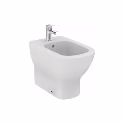 Ideal Standard Bidet monoforo per installazione filo parete, con erogazione dell'acqua dal rubinetto. Vi si possono installar ...