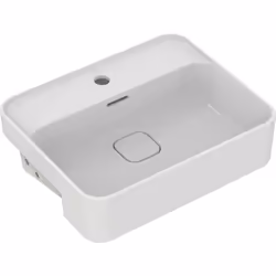 Ideal Standard Strada II 1 lavabo a semincasso Argilla refrattaria fine Con troppopieno (scanalato) 1 foro per rubinetteria p ...