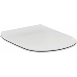 Ideal Standard - Tesi sedile slim con chiusura rallentata per vasi Tesi, colore bianco seta finitura opaco T3527V1