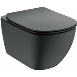 Tesi - wc sospeso con copriwater softclose, Aquablade, nero T3546V3 - Ideal Standard