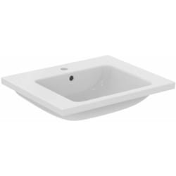 Ideal Standard i.Life B - Lavabo da mobile 6x5 cm, con troppopieno e foro per miscelatore, bianco T460501