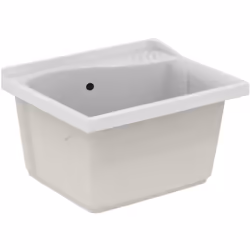 Lavatoio da 615x510x390mm, Bianco Da abbinare al mobile sottolavatoio J0027PW e al set con sifone J196067