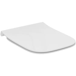 Ideal Standard - i.life a, Copriwater slim a completamento dedicato serie i.life a, Chiusura standard, Cerniere in acciaio inox, T481201, Bianco