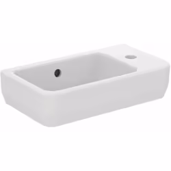Lavamani colore: bianco materiale: ceramica per sanitari dimensione: 450 x 250 x 140 mm con troppopieno 1 foro per il miscela ...