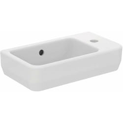 Ideal Standard i.Life S - Lavamani 45x25 cm, con troppopieno e foro per miscelatore a dx, bianco T458601