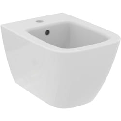 Ideal Standard - i.life s, Bidet sospeso con profondità ridotta a 48 cm e fissaggi completamente nascosti, T459301, Bianco