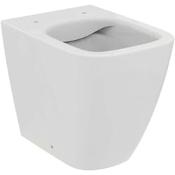 Ideal Standard - i.life S, WC compatto filoparete con profondità ridotta a 48cm, Water senza brida con tecnologia di scarico RimLS+, Bianco
