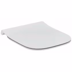 Sedile del water colore: bianco Materiale duroplastico dimensioni 410 × 360 × 50 mm design ultrapiatto con piegatura lenta So ...