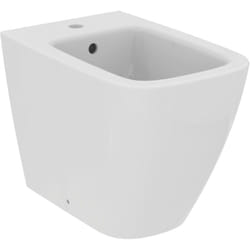 Ideal Standard - i.life b, Bidet a terra filo parete, Con foro per la rubinetteria, Con foro per il troppopieno, T461701, Bianco