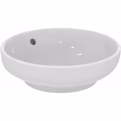 Lavabo in ceramica soprapiano colore: bianco materiale: ceramica dimensioni: 400 x 400 x 120 mm con troppopieno senza foro pe ...