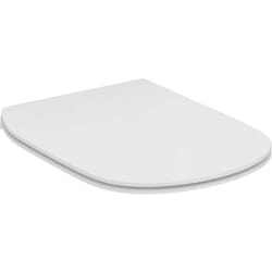 Ideal Standard - Tesi, Copriwater slim compatibile dedicato serie Tesi, Chiusura rallentata, T552201, Bianco