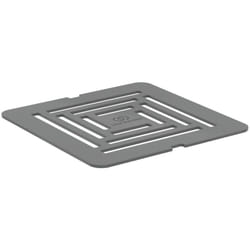 Ideal Standard - Ultra Flat S+, Griglia di scarico per piatto doccia, Acciaio Inossidabile, Grigio cemento