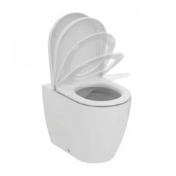 Vaso Ellisse Da Pavimento Completo Di Sedile Soft Close