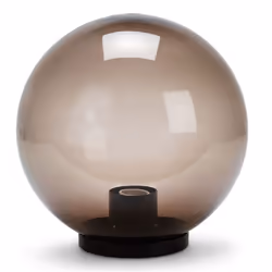 - Sfera per lampioni - Marca Chiaro di Luna - Modello Globo - In acrilico - Fumè - Portalampada E27 - Diametro 30 cm Sfera Gl ...