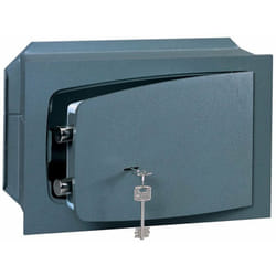 Cisa - Cassaforte a muro con chiave 36x24x19,5 cm Spessore 8 mm - 2 catenacci + 1 ripiano 8A010.31
