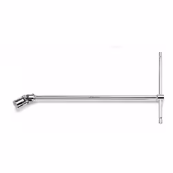 Art. 952 con bussola snodata, bocche esagonali esecuzione cromata. Misura 14 mm