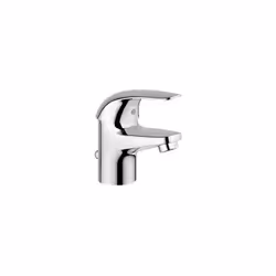 Serie EUROECO in ottone cromato. Monocomando. Miscelatore per lavabo. Scarico automatico 1 . Cartuccia a dischi ceramici 35 m ...