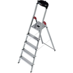 Gierre - Scala a libretto in alluminio hailo l60 gradini 5 - Salone