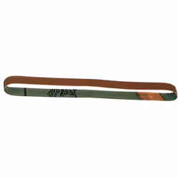 PROXXON 28583 NASTRI PER LEVIGATRICE NASTRO (PZ.5) Confezione 5 pezzi. Grana 80. Corindone speciale su supporto in tessuto an ...
