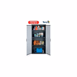 ARMADIO IN RESINA TERRY JUMBO IN RESINA ANTIURTO OTTIMA RESISTENZA AGLI AGENTI ATMOSFERICI DIMENSIONI CM.90X54X180H